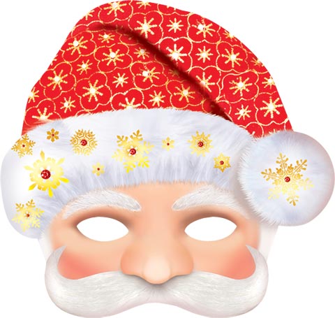 Новогодние карнавальные маски купить оптом от 24 руб. - Интернет-магазин ЛИС