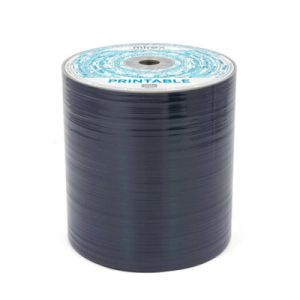 Диск DVD+R " Mirex " 4.7 GB 16x Bulk 100шт printable inkjet (полная заливка)